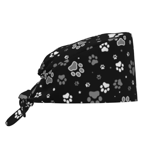 Image of Unisex Adjustable Surgical Sweatband - Elastic Bandage Cap - Scrub Caps for Nurse Working Cap