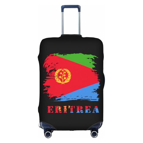 Travel Luggage Cover Vintage Eritrea Eritrean Flag Fashion Washable Baggage Suitcase Protector Fit For Luggage X-Large