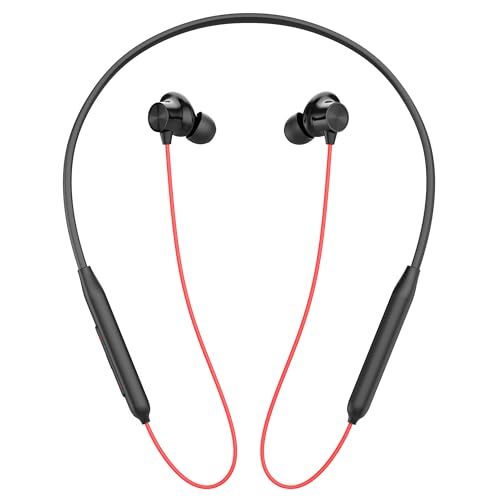 Image of AROMA NB120 Ace Upto 50 Hours* Playtime, Fast Charging, Dual Pairing BT Neckband Bluetooth