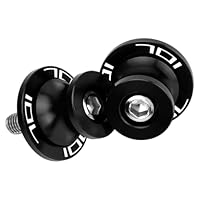 MotHeartCNC M10 Paddock-Ständer Bobbins für 701 Enduro 701 Supermoto Vitpilen 701 Svartpilen 701 Spulen für den Paddock-Ständer Motorrad 701 enduro Zubehör (Schwarz)