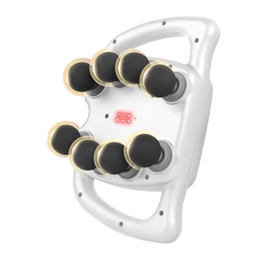 Pistola de masaje para alivio muscular, 8-16 cabezas, 3 modos y 30 velocidades, masajeadores eléctricos de mano de recarga tipo C, para dolor de espalda, piernas, masaje muscular de cuerpo completo