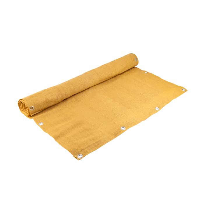Grindi - Balkonverkleidung Sichtschutzmatte Sichtschutzzaun Zaunblende für Balkon, Garten, Terrasse, Sichtschutzzaun, Schattiernetz, Sonnen- und Windschutz 0,9 m - PVC - GOB 1 - Beige, 90x300 cm