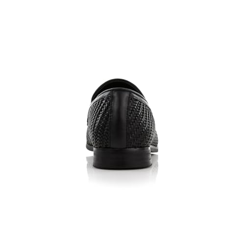 Image of Ferro Aldo Men's Classic Penny Loafers & Slip-On Dress Shoes | Woven, Floral, and Plaid Styles |
