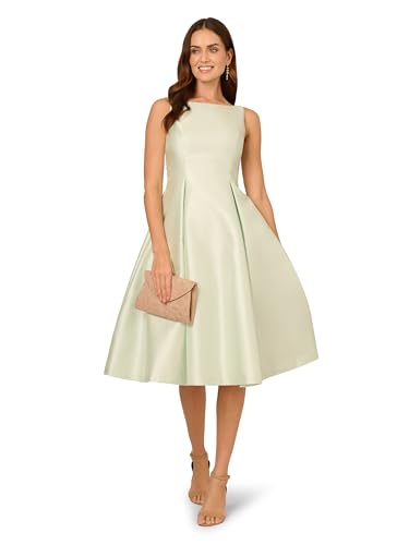 Image of Adrianna Papell Sleeveless Tea Length Dress