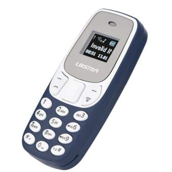 Image of Galaxy Star Electronics Smallest Keypad Mini Mobile Phone Dual Sim 4 G Support Light Weight (Blue)