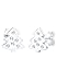 Produktbild Elli Ohrringe Tannenbaum Weihnachten Swarovski® Kristalle Silber