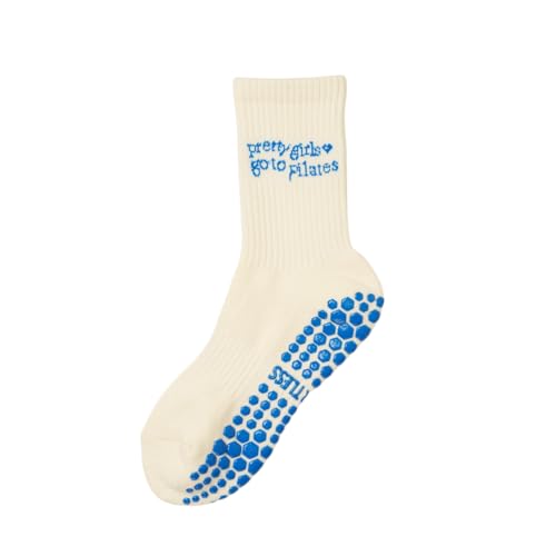 Image of Shapes Studio Half Calf Grip Socks, Cute Fruit Pilates Socks, Ruffle Socks, Non-Slip for Barre Yoga