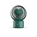Przenośny wentylator przenośny DC 5V małe biurko USB 4 ostrza wentylator chłodzący USB akumulator mini wstrząsające wentylatory obsługa super wyciszenie cichy, niebieski
