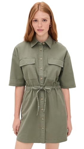 Faherty Women's Utility Twill Mini Shirtdress