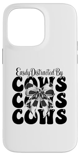 Easy Distracted By Cows Ɣ_ _ ̎q }} X}zP[X iPhone 14 Pro Max p