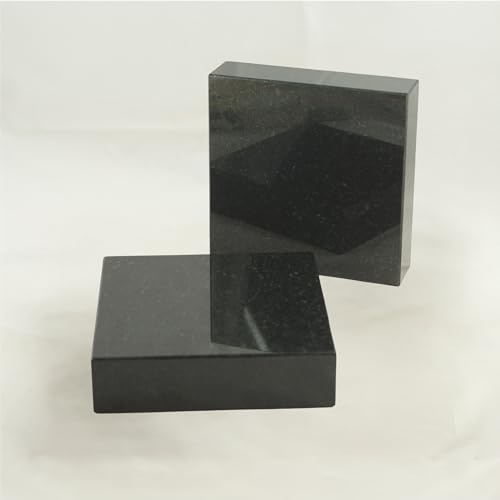 Designgrab « Socle pour vase et lampe » en granit, noir suédois SS1, pour vase de cimetière,...