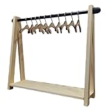 Polyvalent : portant à vêtements pour animaux domestiques/poupées/bébé, cintre, rangement de vêtements, organisateur de vêtements