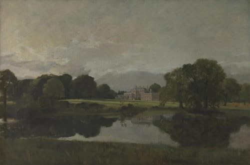 Pintura de lienzo Malvern Hall Warwickshire de John Constable, cuadro decorativo 60x90