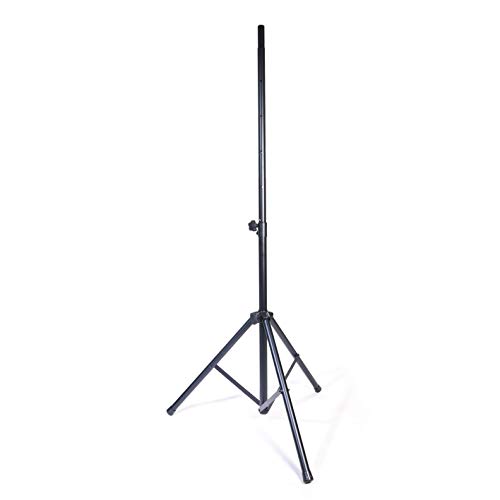 Universal Speaker Stand 6.65 Ft Dj Mount Pa Loudspeaker Holder Heavy Duty Tripod W/Adjustable Height From 46” To 80” Rated At 150 Pounds Steel Insert Safety Pin Locking For Stability #TOP6