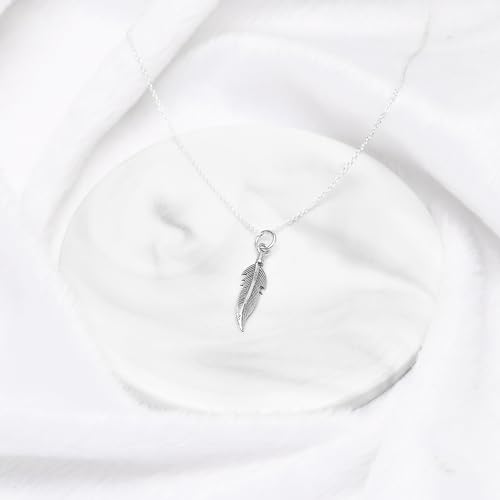AeraVida Tribal Feather .925 Sterling Silver Pendant4