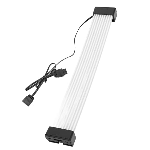 POENVFPO Elastyczny Kabel Połączenia 8pin do 2x8pin z Grzebieniem Przewodowym, Kabel Synchronizacji 5 V ArgB dla Płyt Głównych, Zestaw Rozszerzenia PSU w Celu Poprawy Zarządzania w Obudowie PC