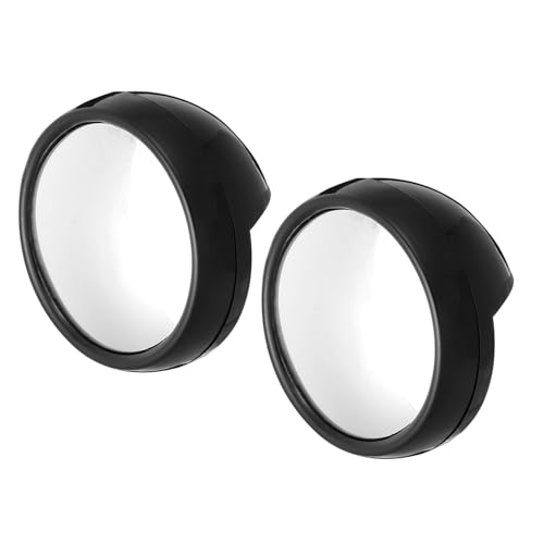UPKOCH Miroir Grossissant pour Ordinateur Portable 2pcs en PC et Acrylique Noir, Rétroviseur de Bureau Multifonction Meilleure Visibilité sur Bureau