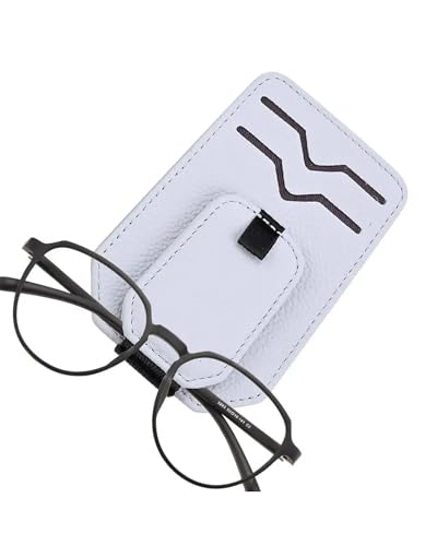 Étui à lunettes de soleil pour pare-soleil de voiture et porte-cartes