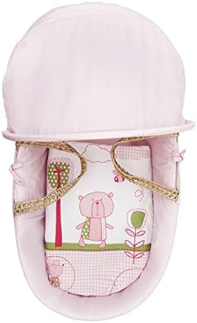 Kinder Valley Tiny Ted Moses Basket_Pink