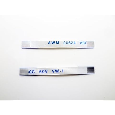 2X Flex Ribbon Cable Replacement Compatible with Sony Playstation 5 PS5 KES-497A KEM-497AAA Console (6pins Power Button Switch) Cover