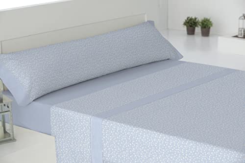 Cisne Rojo Juego de Sabana Flor Azul 150 cm Cover