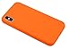 MUNDULEA Compatible iPhone Xs MAX Case,Slim Thin Flexible TPU Full Matte Cover Case Compatible iPhone Xs MAX (Orange)