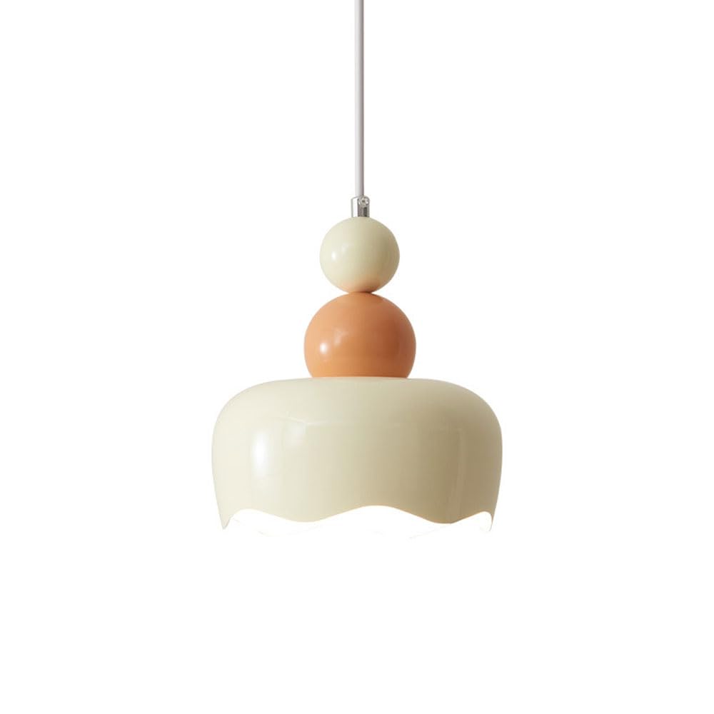 Lampe suspendue salle à manger moderne réglable en fer et bois avec gradation tricolore LED