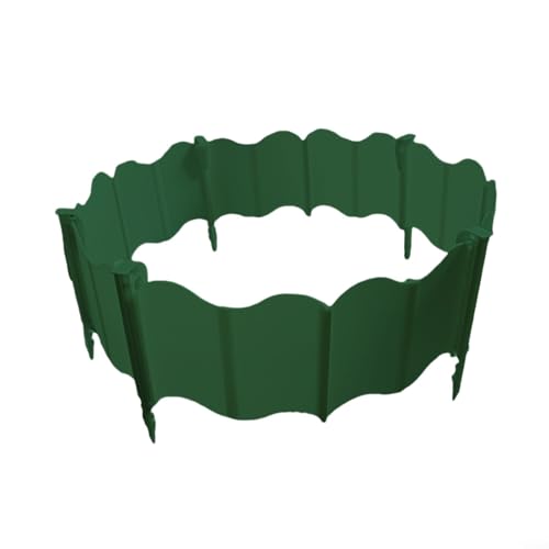 Paneles modulares para valla de jardín, bordes flexibles para paisajismo para parterres al aire libre, césped, caminos, material de polipropileno resistente a los aplastamientos, montaje sin
