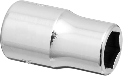 Williams JHWMM-606 SUPERTORQUE 1/4-Inch Drive Shallow Metric Socket, 6 Point, 6MM Size, High-Polished Chrome Finish, Designed For Use On 6 Point Fasteners