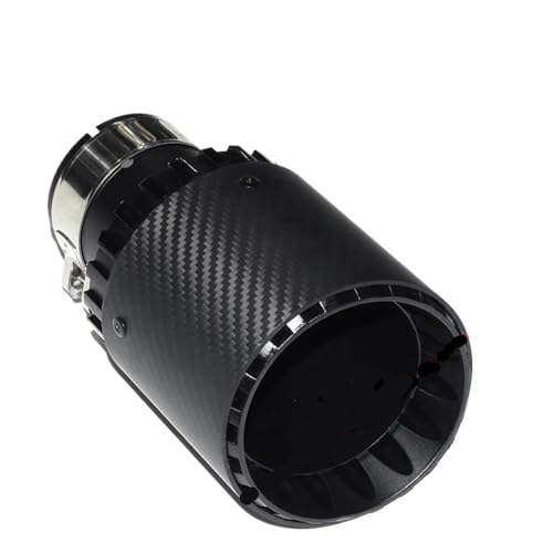 Enjoliveur d'échappement universel double pointe 89 101mm pour tube arrière de silencieux auto