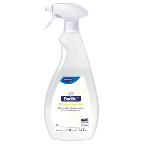 Bacillol 30 Sensitive Foam: Materialschonendes Schnell-Desinfektionsmittel zur Desinfektion von empfindlichen Oberflächen, 750 ml