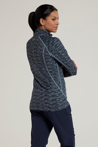 Mountain Warehouse Bend & Stretch Womens Full-Zip Midlayer - Lightweight, Warm & Cosy Jacket - Best for Spring Summer, Outdoors, Gym, Travelling & Outdoors - Image 10