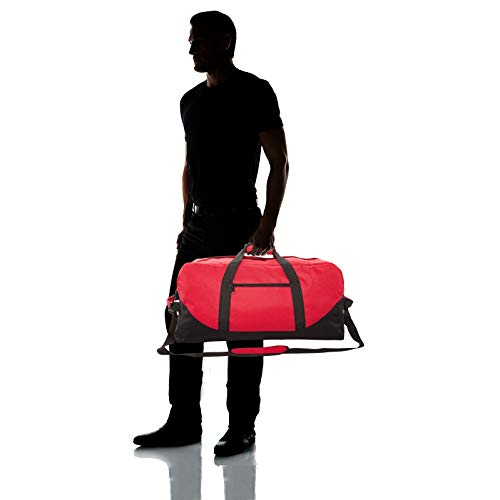 Image of DALIX 25 inch Big Adventure Large Gym Sports Duffle Bag (Black Grey Navy Blue Red Camo)