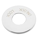 Cndocc35 Gabelschloss-Ziereinsatz, Chrom, Aluminiumlegierung für Spezial 2015-2024, 1 Stück