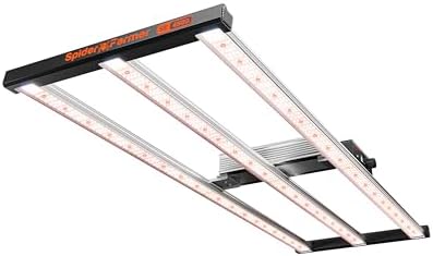 Spider Farmer SE4500 LED Grow Lights 320W, App Controlled & Osram Red | Dimmable Full Spectrum Bar Style Lamp with Osram Hyper Red, Fits 2x4 Grow Tent for Seedling Veg Flowering Indoor Plants