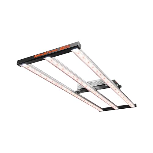 Spider Farmer SE4500 320W LED Grow Lights, Smart App Control, 2X4ft Coverage Full Spectrum Dimmable Bar Style Growing Lamp for Indoor Plants