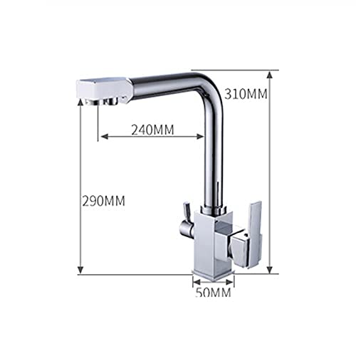 Robinet d'évier de cuisine eau potable rotation 360 LWX - 5
