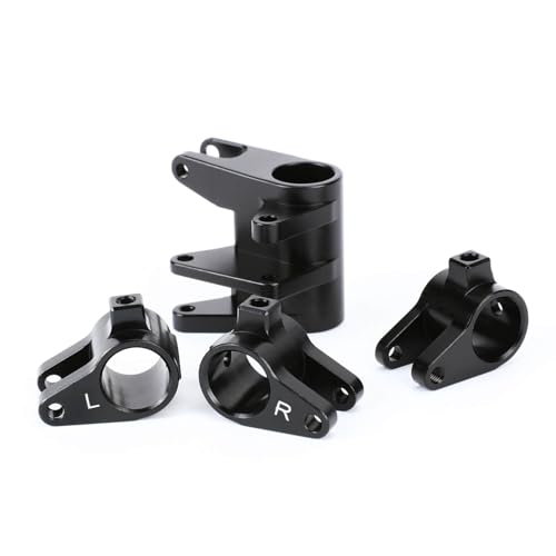 Kit tube d'essieu alu RCAWD AXI232071 noir pour Axial 1/10 SCX10 PRO