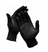 BLACK MAMBA Powder Free Industrial Strength Disposable Nitrile Gloves With Raised Torque Grip 100 Glove Box (Medium)