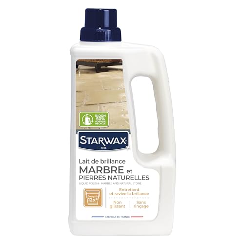 STARWAX - Lait de Brillance pour Marbres et Pierres Naturelles - Nettoie et Ravive la Brillance -...