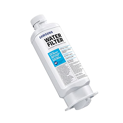 Samsung Genuine Filter For Refrigerator Water And Ice, Carbon Block Filtration, Removes 99% Of Harmful Contaminants For Clean, Clear Drinking Water, 6-Month Life, Haf-Qin/Exp, 1 Pack #TOP3