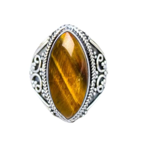 Solid 925 Sterling Silver Ring For Women & Girls, Mystic Quartz Ring Gemstone Unique Handcrafted Ring