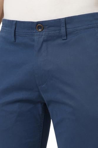 Image of Peter England Men's Skinny Fit Mid Rise Premium Casual Trouser Chinos