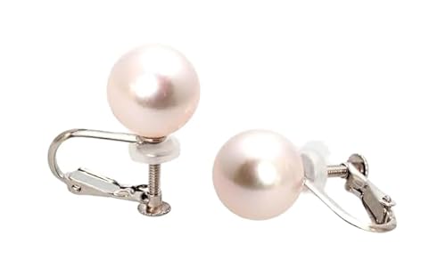 あこや真珠 (約9mm珠) イヤリング K14ホワイトゴールド / ジュエリー アクセサリー パール 長崎県 長崎市