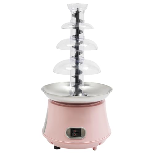 Fuente de Chocolate Eléctrica 4 Niveles 180W Rosa miniatura 6