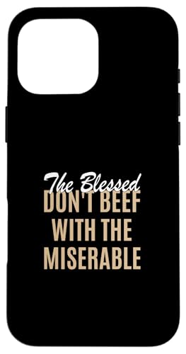 �^�� �J���[ Too Blessed To Be Miserable �^�� �O���t�B�b�N �X�}�z�P�[�X iPhone 16 Pro Max �p