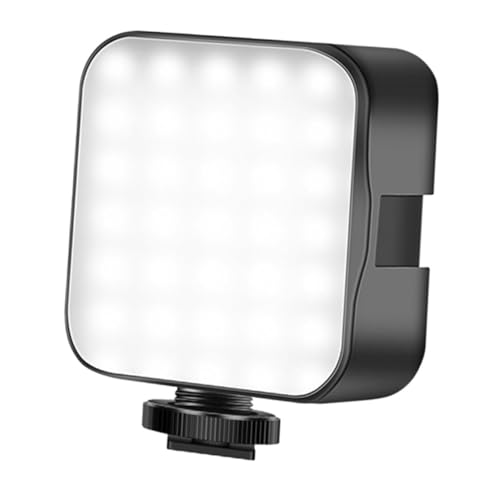 VILLCASE Mini Portable LED Fill Light for Phone Camera and Laptop Lightweight Soft Light for Photography Video and Conference Use
