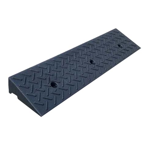 Rampa portátil de goma y plástico para acceso vehicular miniatura 1