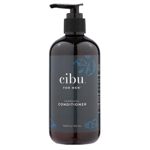 CIBU for Men Charcoal Conditioner 12oz - Hydrating, Volumizing, Lightweight