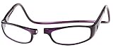 Clic Magnetic Euro Reading Glasses in Purple +2.50